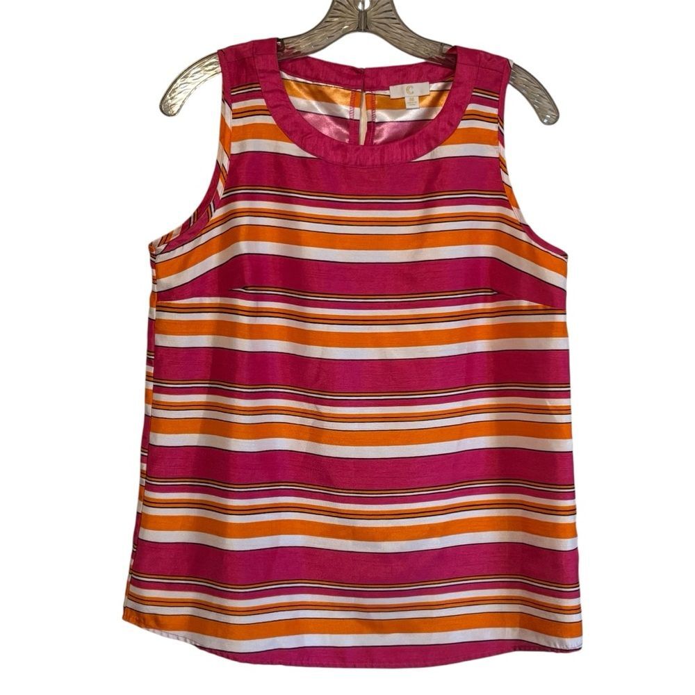 Charming Charlie Colorful Striped Sleeveless Top
